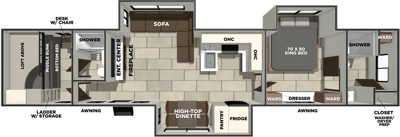 Lacrosse 44PARK Floorplan